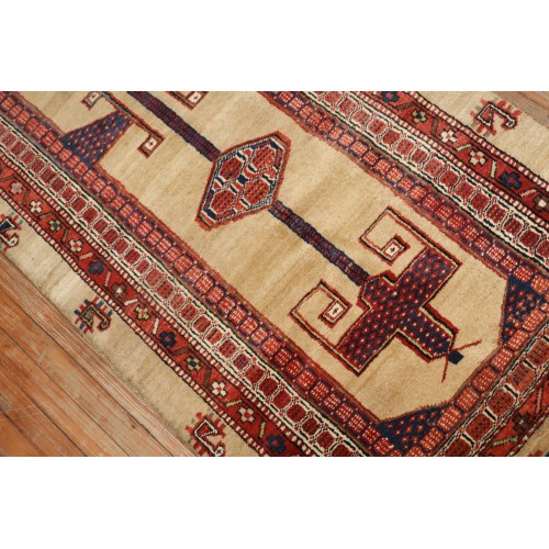 Early 20th Century Camel Hair Persian Serab Runner No. j3132