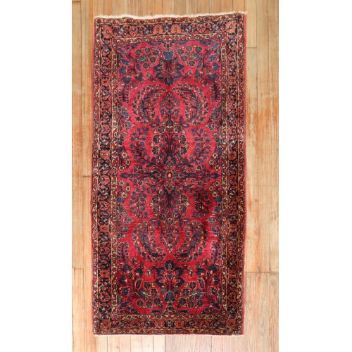 Red Navy Sarouk Rug No. j3152