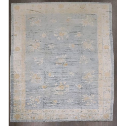 Blue Chinese Floral Peking Rug No. j3156