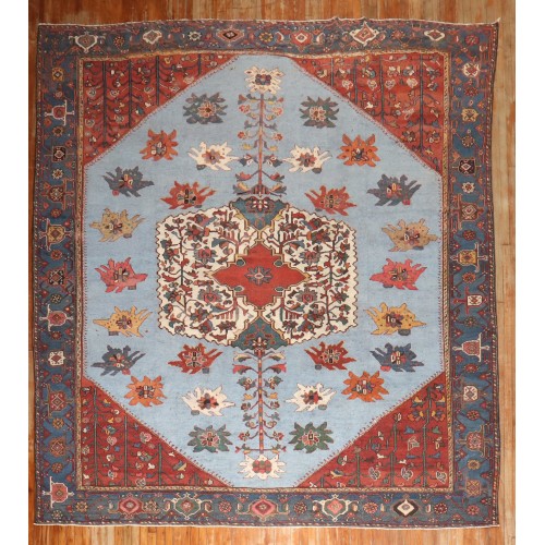 Dramatic Floral Persian Bakhtiari Rug No. j3160