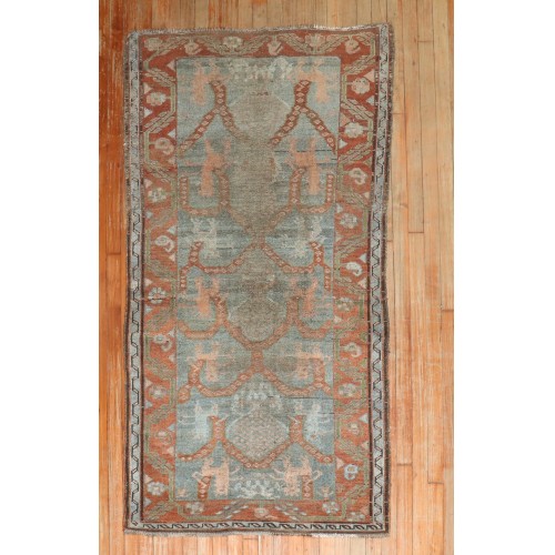 Kurd Bidjar Lion Rug No. j3233