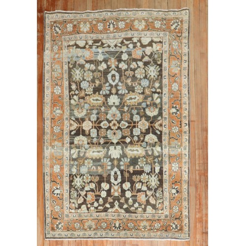 Brown Persian Accent Rug No. j3259