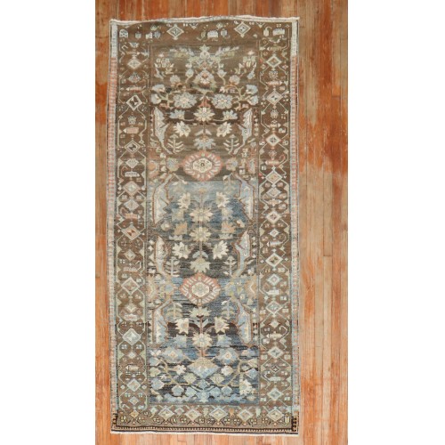 Brown Antique Persian Kurd Rug No. j3268