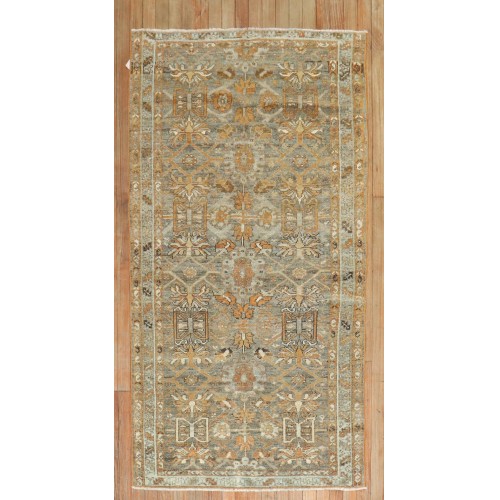 Gray Apricot Antique Malayer Rug No. j3288