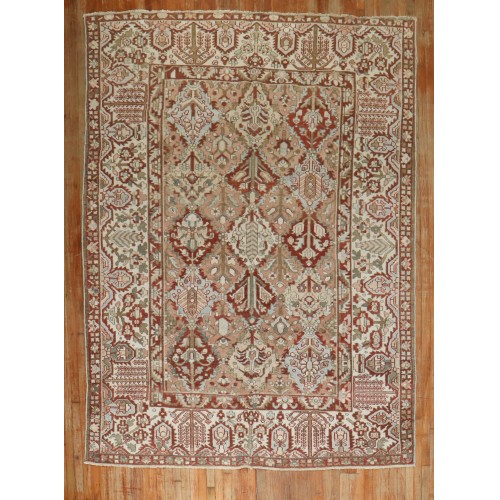 Brown Persian Bakhtiari Rug No. j3335