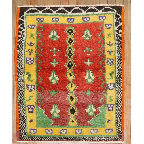 Colorful Turkish Tulu Rug No. j3348