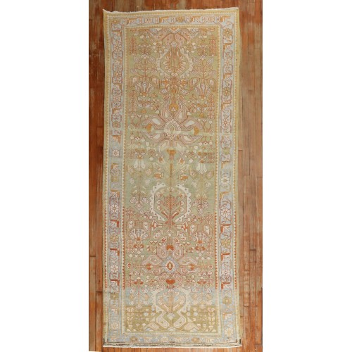 Green Persian WIde Runner No. j3371