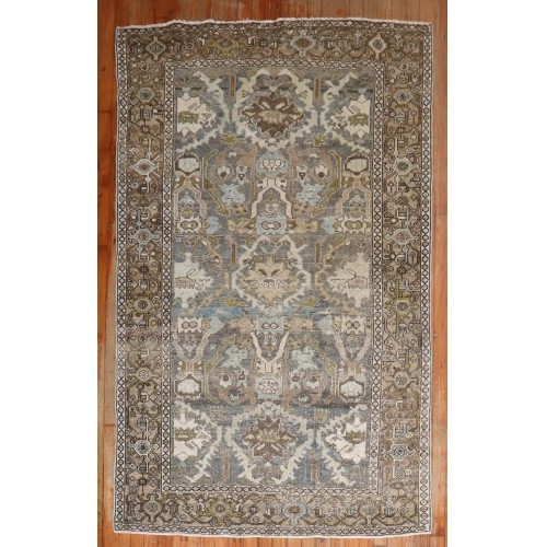 Gray Antique Malayer Accent Rug No. j3379