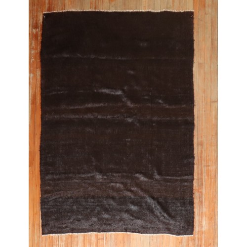 Black Sirt Turkish Mohair rug No. j3392