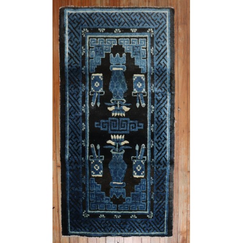 Blue Chinese Batou Rug No. j3475