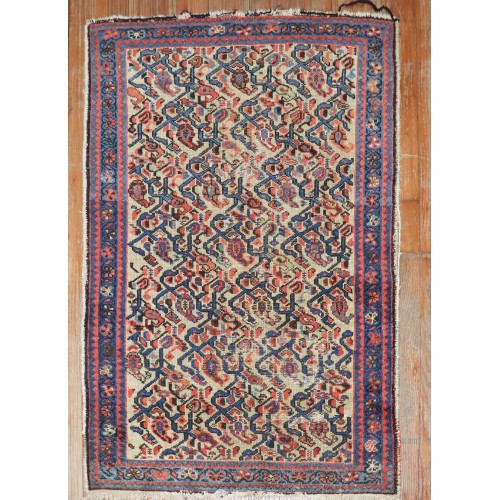 Persian Small Distressed Rug No. j3489