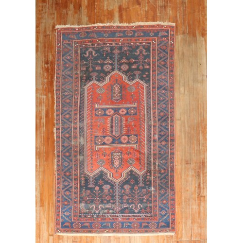 Persian Kurd Distressed Rug No. j3490