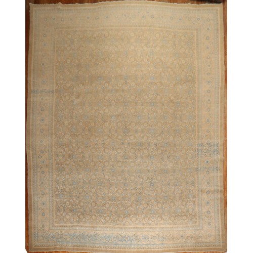 Large Neutral Antique Tabriz Rug No. j3518