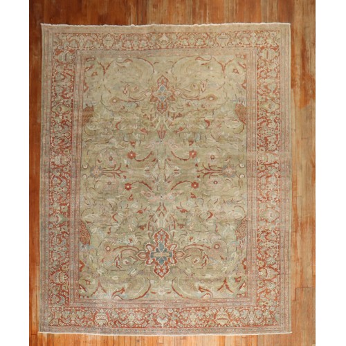 Stunning Camel Sarouk Ferehan Rug No. j3522