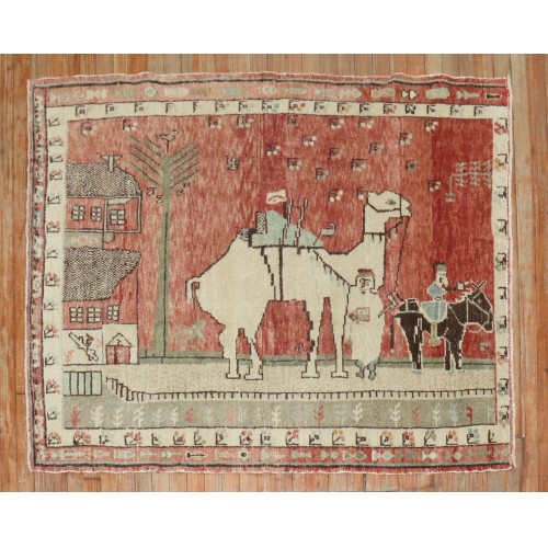 Turkish Konya Pictorial Rug No. j3600