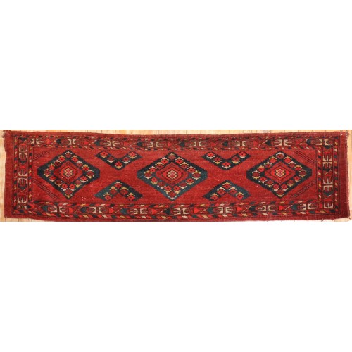 Red Tribal Ersari Small Rug No. j3614