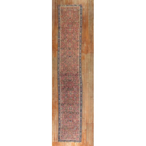 Narrow Long Karabagh Antique Runner No. j3615