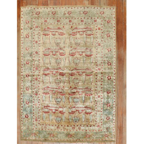 19th Century Angora Turkish Oushak Rug No. j3643