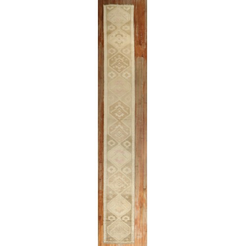 Narrow Long Turkish Kars Runner No. j3740