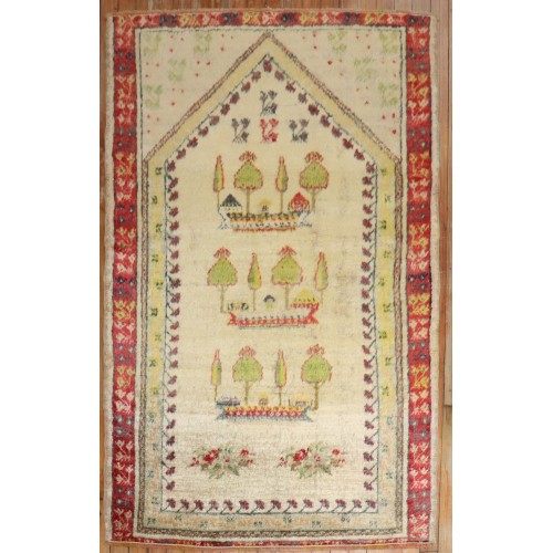 Angora Oushak Prayer Rug No. j3748