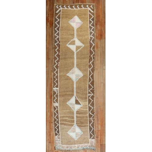 Tribal Brown Turkish Kars Runner No. j3815