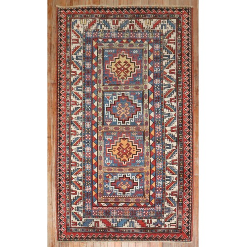 Antique Moghan Kazak Rug No. j3828