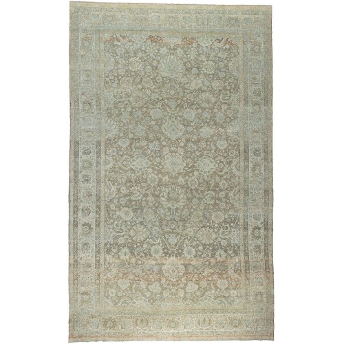 Stunning Antique Kashan Oversize Rug No. j3869