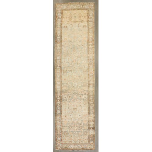 Antique Soft Green Malayer Runner No. j4058