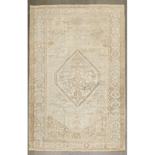 Pale Green Malayer Accent Rug No. j4174