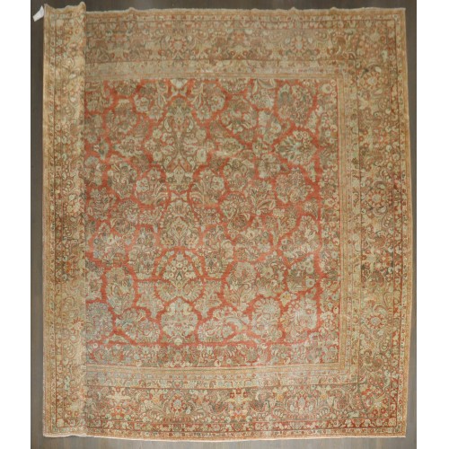 Square Antique Sarouk Carpet No. j4317
