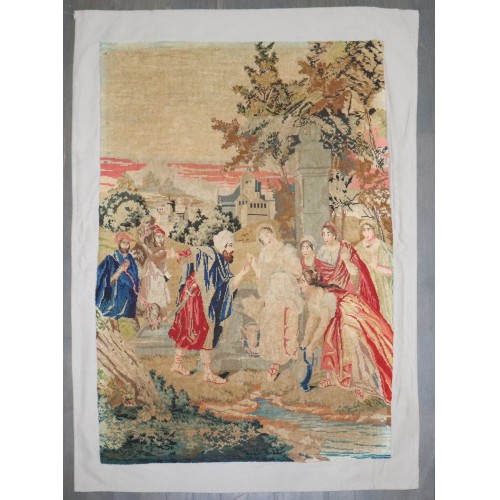 Mid 19th Century English Needlepoint No. j4342