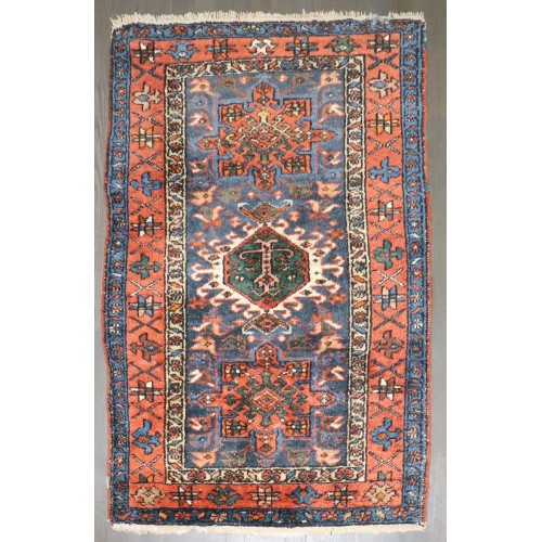 Antique Heriz Karadja Small Rug No. j4479