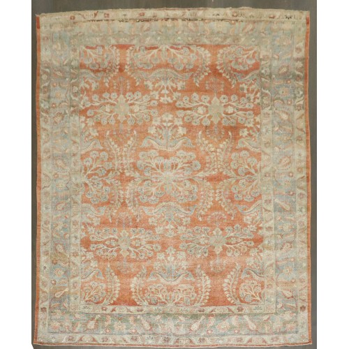 Persian Mahal Floral Antique Rug No. j4536