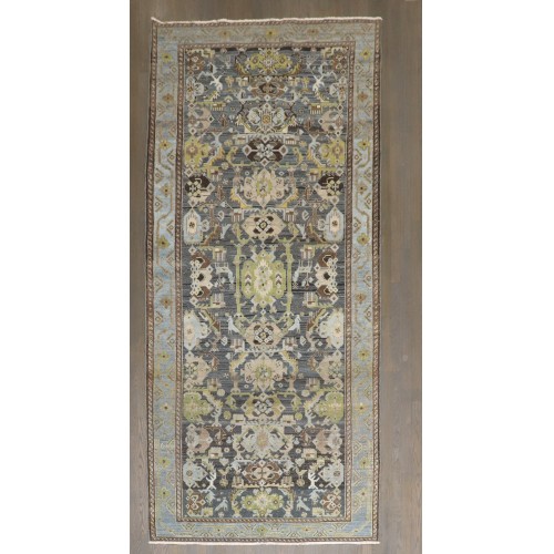 Blue Green Wide Persian Malayer Runner No. j4591