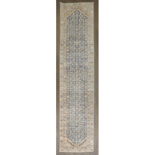 Ink Blue Persian Malayer Runner No. j4592