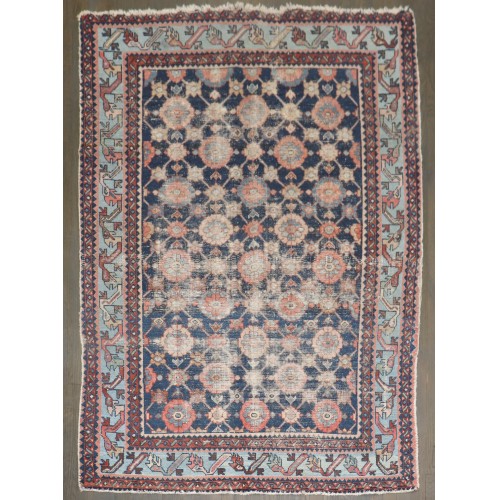 Worn Persian Mini Khani Malayer Rug No. j4608