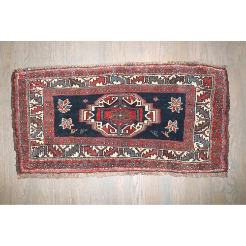 Navy Persian Varamin Small Rug No. j4630