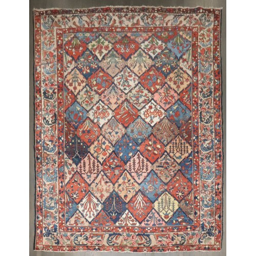 Persian Bakhtiari Room Size Garden Carpet No. j4631