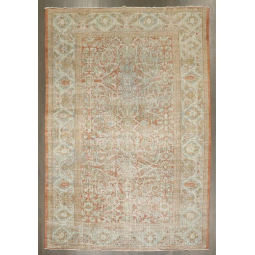 Worn Antique Sultanabad Rug No. j4632