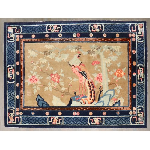 Chinese Batou Pictorial Carpet No. j4662
