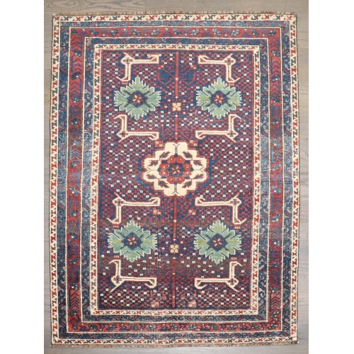 Caucasian 19th Century Small Baku Rug No. j4676