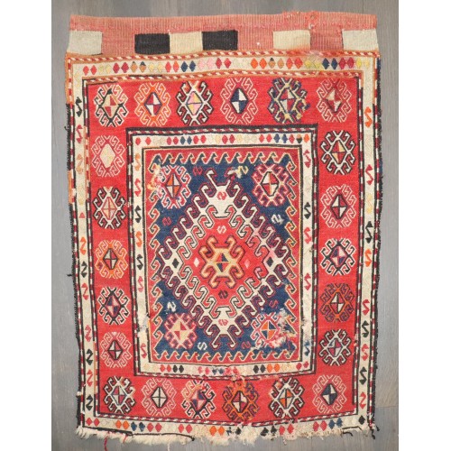 Soumac Small Antique Rug No. j4800