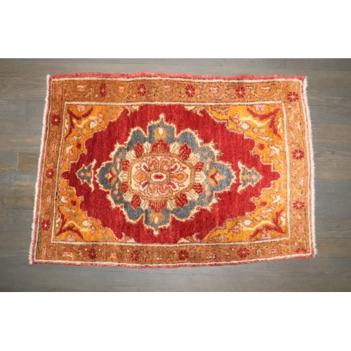 Bright Turkish Sivas Mini Rug No. j4821