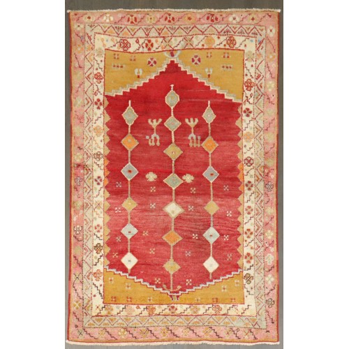 Antique Red Anatolian Rug No. j4824