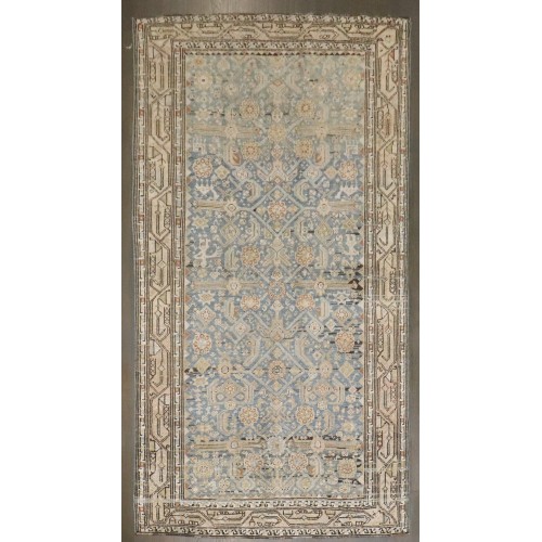 Blue Malayer Accent Rug No. j4883