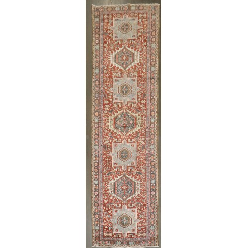 Narrow Persian Heriz Runner No. j4885