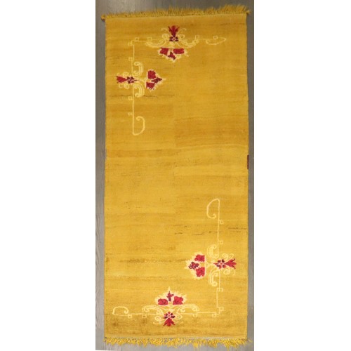 Floral Antique Turkish Oushak Rug No. j4894