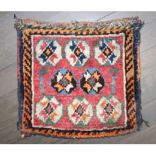 Kurd Mini Square Rug No. j4906