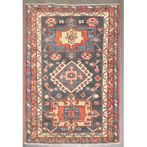 Small Antique Persian Heriz No. j4959
