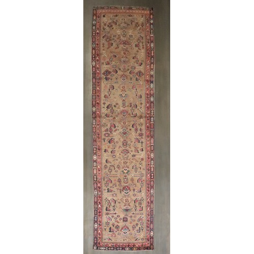 Camel Hair Persian Kurd Hamedan Runner No. j4993